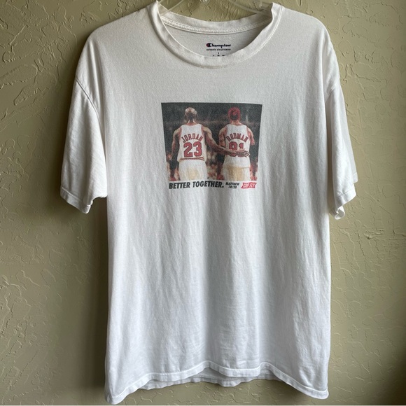 Champion T shirt 90s inspired basketball T shirt - Picture 2 of 9